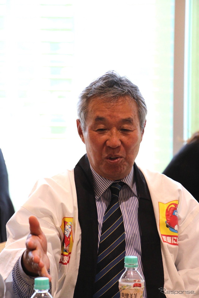 全国自動車用品工業会の西脇保彦理事長(ボンフォーム会長)