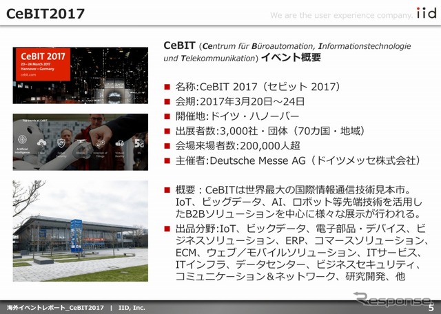 調査レポート（CeBIT 2017）