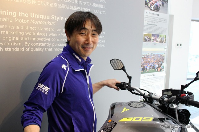 YAMAHA Y'S GEARMCアクセサリー部 商品戦略課主任 椎 賢博氏