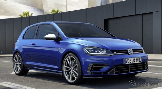 VWゴルフRの2017年型(参考画像)