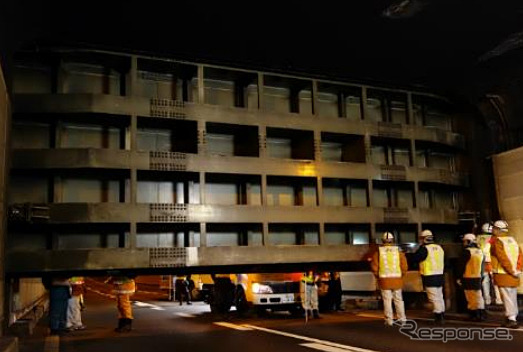 掘割部の制水ゲート点検