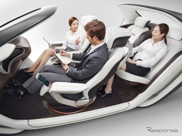 Adient の自動運転車用シート