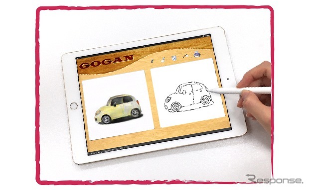 GoGAN お絵かきコーナープリントサービス