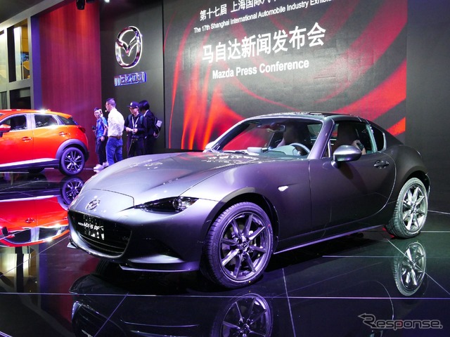 【上海モーターショー2017】中国市場で好調なマツダ、CX-3 と MX-5 RF の導入を発表