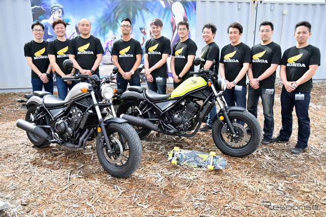 レブル500/250開発陣。
