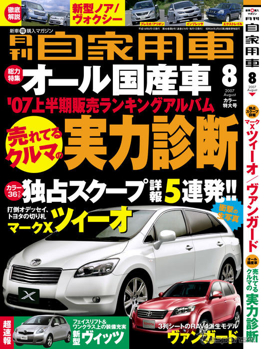 トヨタ ヴァンガード、3列シートSUVの新型　スクープ!!