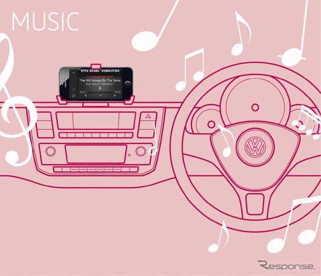 VW up! Volkswagen純正インフォテイメントシステム“Composition Phone