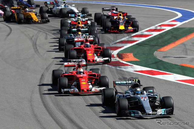 2017F1第4戦ロシアGP決勝
