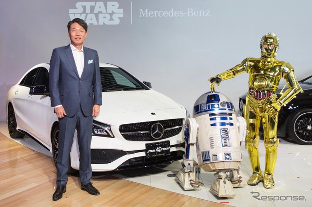 メルセデスベンツCLA スターウォーズ仕様発表会(5月2日、メルセデス・ベンツコネクション東京)