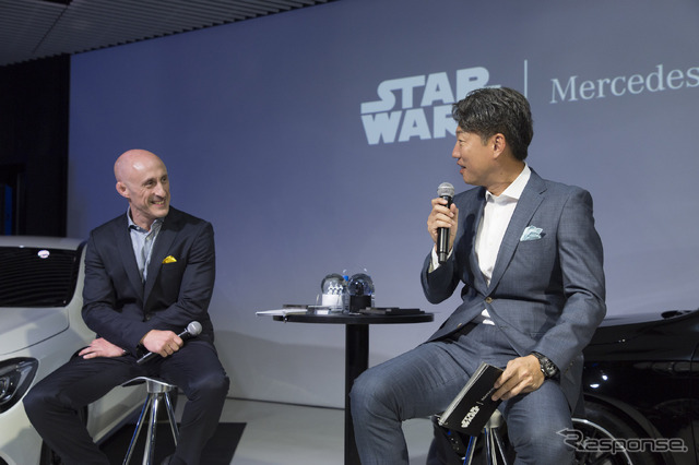 メルセデスベンツCLA スターウォーズ仕様発表会(5月2日、メルセデス・ベンツコネクション東京)