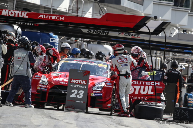 決勝4位の#23 GT-R。