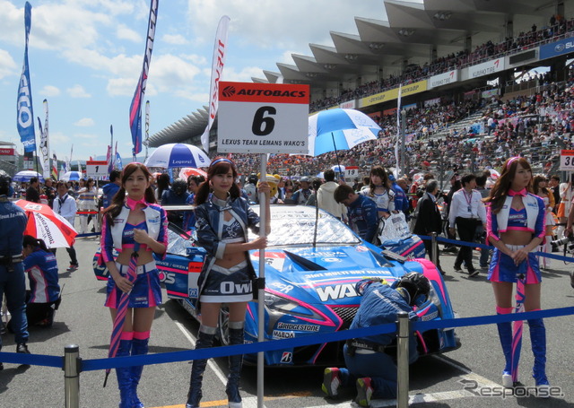 決勝2位の#6 LC500。
