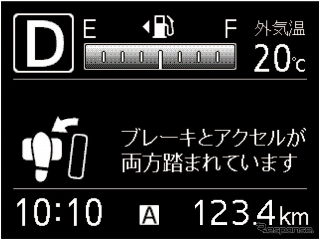 TFTマルチインフォメーションディスプレイ(操作アドバイス)