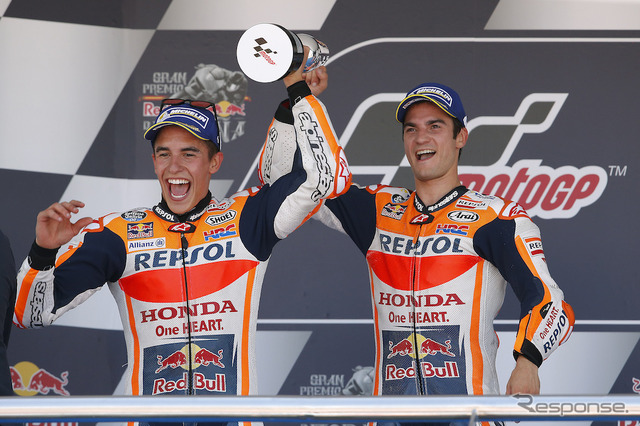 MotoGP第4戦スペインGPはRepsol Honda Teamが今季初の1-2フィニッシュ。