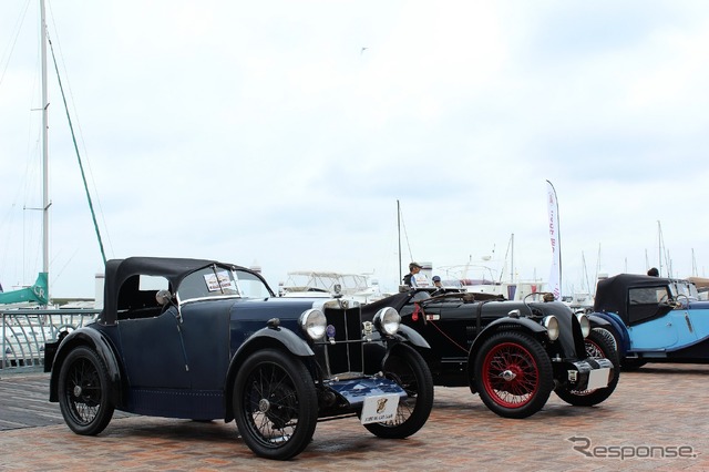 MG M-type ミジェット(左)とC-type モンレリー