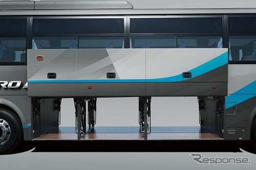 トランクルーム拡大と乗車定員増を両立