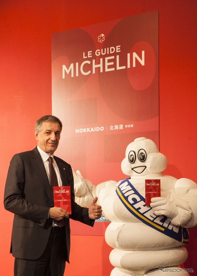 ベルナス フランス ミシュラングループ上席副社長、日本ミシュランタイヤ会長とミシュランマン