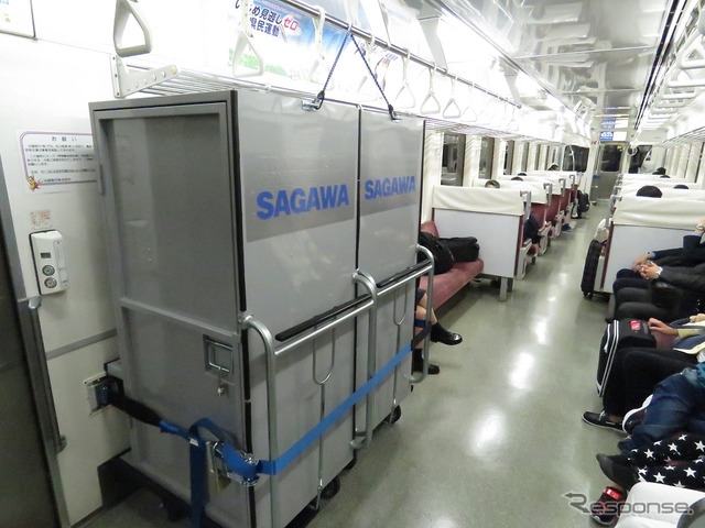 貨客混載輸送は新潟県の三セク鉄道・北越急行と宅配大手の佐川急便が今年4月から実施している。
