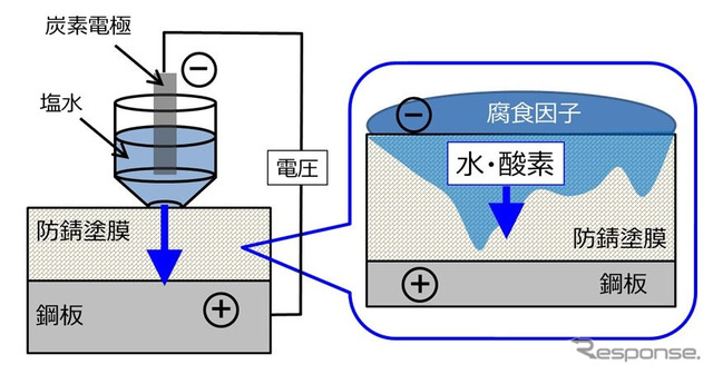 耐食性迅速評価法のイメージ