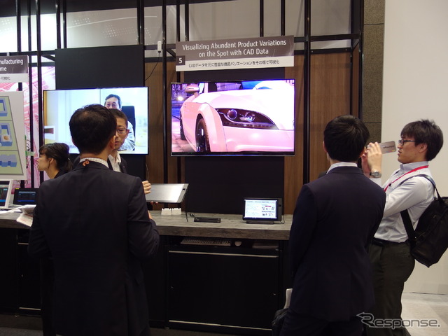 CADデータをもとに商品バリエーションを可視化(富士通フォーラム2017内覧会)