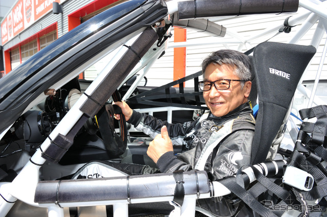 レスポンスチーム ドライバーの松田秀士氏