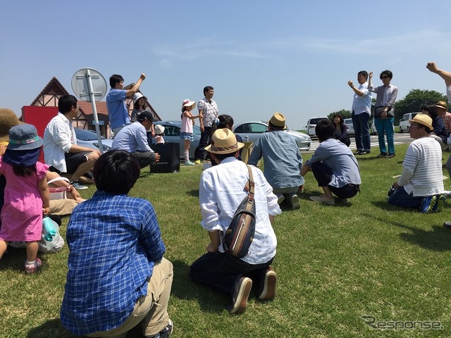 じゃんけん大会!おとなも子供も真剣勝負。