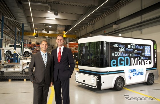e.GO Mobile社の自動運転プロトタイプ車