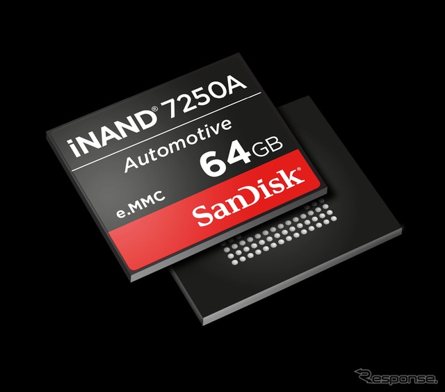 ウエスタンデジタル、新世代車載用ストレージデバイス『iNAND 7250A』を発表