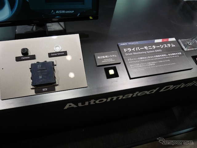 ドライバーモニターシステム。逆光時や、サングラス着用時でも瞳を検出してドライバーの状態をモニターする