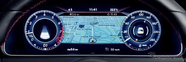 VW ゴルフGTI デジタルメータークラスター Active Info Display