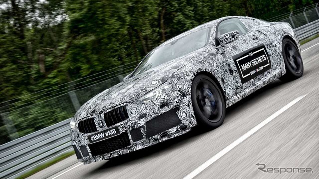 BMW M8の開発プロトタイプ車