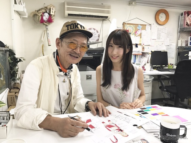 遠藤香さんと松田克麿さん衣装打ち合わせの様子