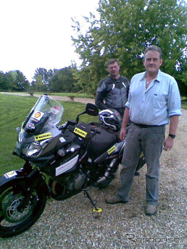 スズキ V-Strom、ロンドンからモスクワへ