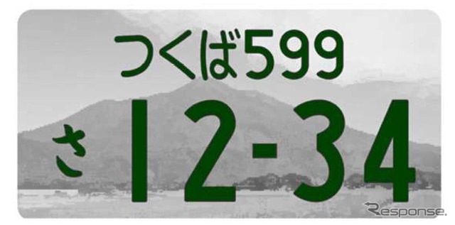 図柄入りナンバープレート（寄付金なし）