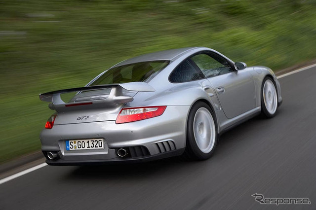 【フランクフルトモーターショー07】ポルシェ 911 GT2 初公開…歴代最強