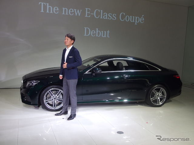 メルセデス・ベンツ日本の上野金太郎社長(5月31日、発表会)