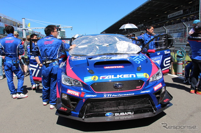 【ニュル24時間】レース中にも進化見せた! スバル ディーラーメカニックの活躍