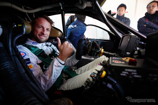 昨年のホンダ・レーシング・サンクス・デーでGT500クラスのNSXをドライブしたバトン、ついにレース参戦が決定した。