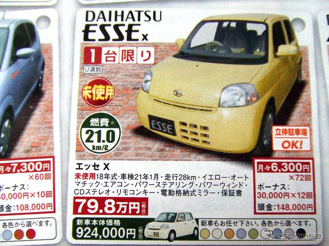 【明日の値引き情報】このプライスでこの新車を購入できるんですって