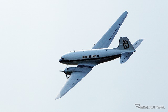 ダグラス「DC-3」（6月3日、レッドブル・エアレース千葉）