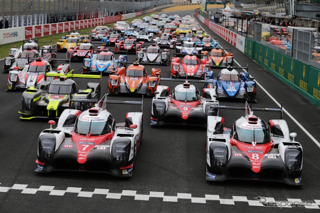 トヨタ勢はルマン現地でのテストデーを1-2-3タイムで終えた。