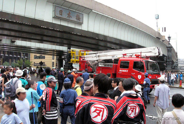 『日本橋』橋洗い　さっぱりしたのは？