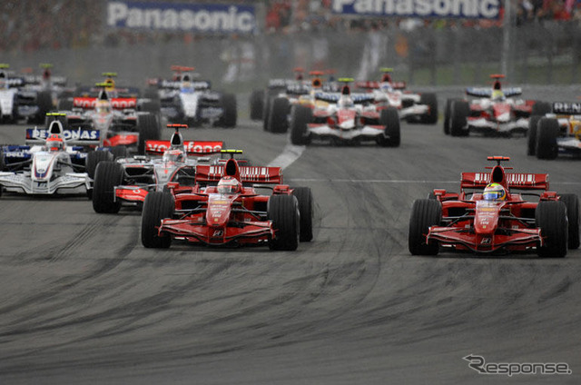 【F1ヨーロッパGP】決勝…雨で大混乱