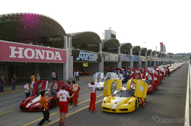 鈴鹿サーキットがフェラーリ色に染まる…Forza Ferrari IV