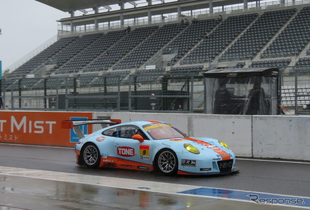 GT300トップタイムの#9 ポルシェ。