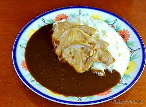 豚生姜焼きポークカレー(大黒PA)
