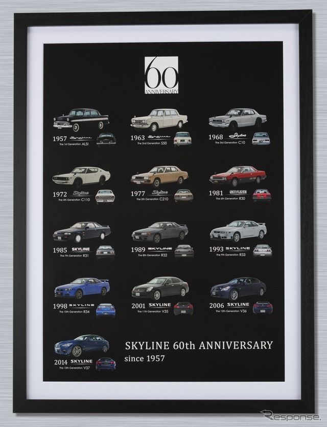 ☆美品☆ スカイライン誕生60周年記念 丸形テールランプ 小皿 8