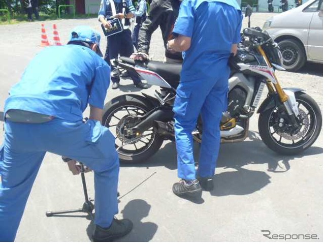 奥多摩で実施した特別街頭検査