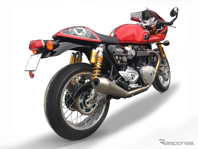 トライアンフ スラクストン/スラクストンR専用Ace Cafe デカールキット
