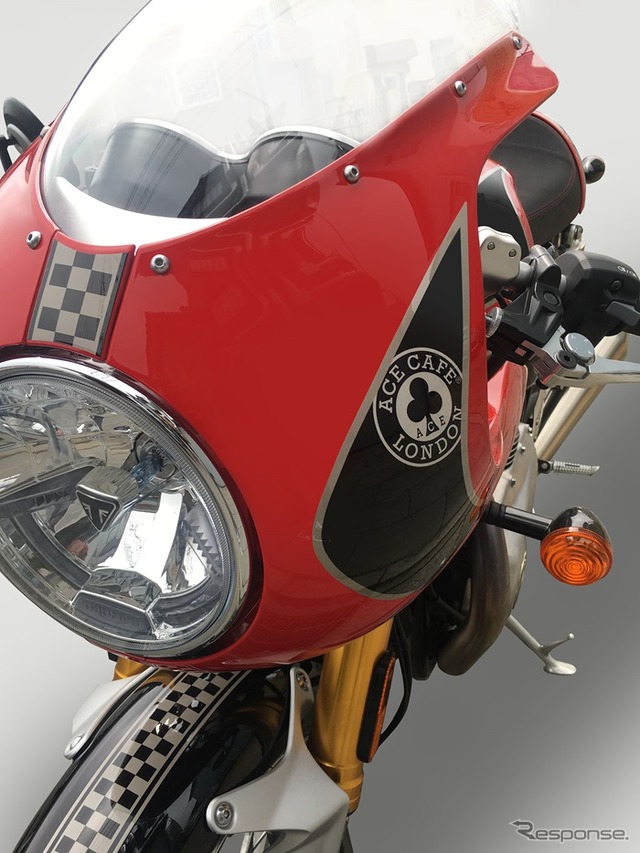 トライアンフ スラクストン/スラクストンR専用Ace Cafe デカールキット
